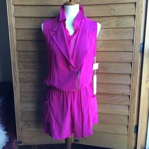 LINE & DOT Sleeveless Romper size medium NWT
